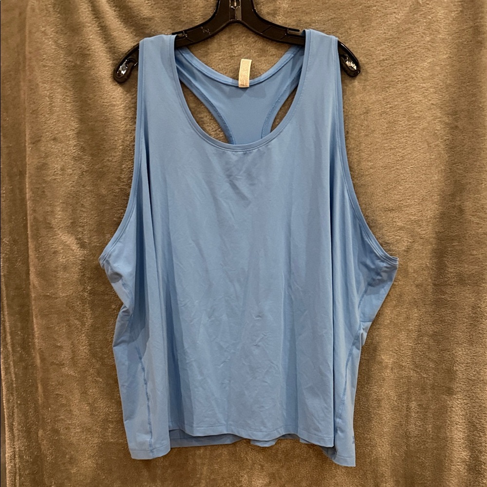 All in Motion Size 4X Light Blue Active Tank Top NWOT